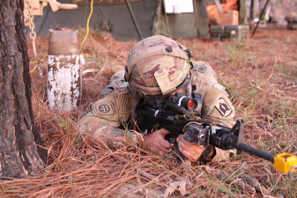 Soldiers of the 3-265th ADA hone military skills at JRTC