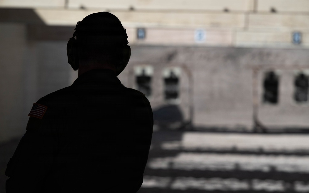 47th SFS hosts EIC pistol shooting match