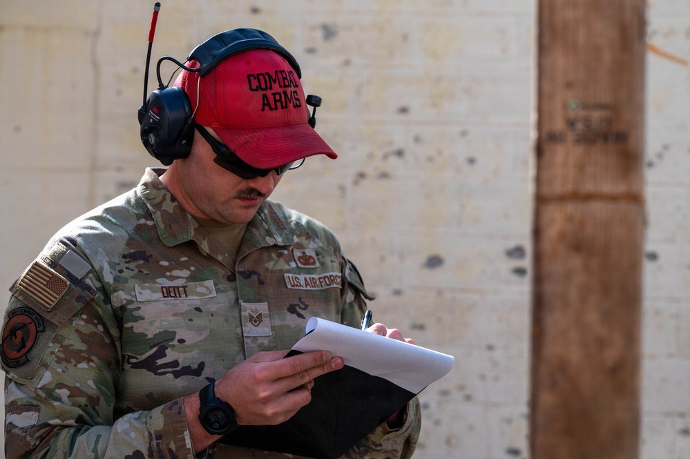 47th SFS hosts EIC pistol shooting match