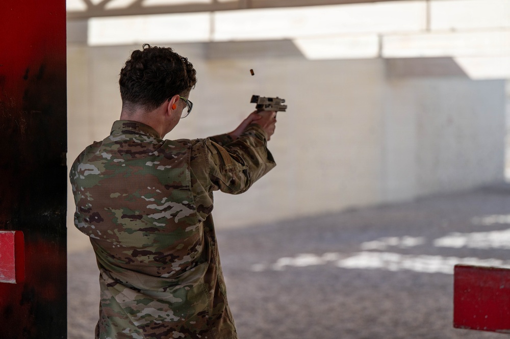 47th SFS hosts EIC pistol shooting match