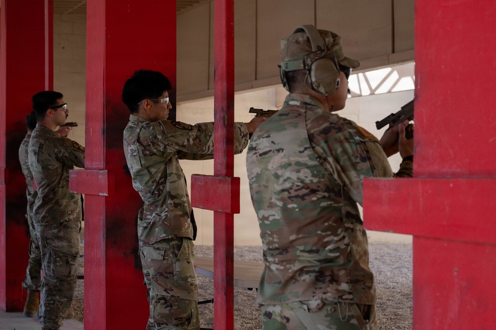 47th SFS hosts EIC pistol shooting match
