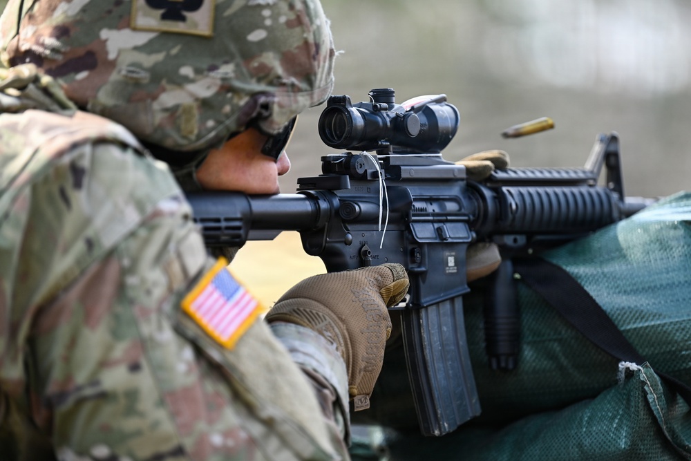 221st Quartermaster Company M4 range