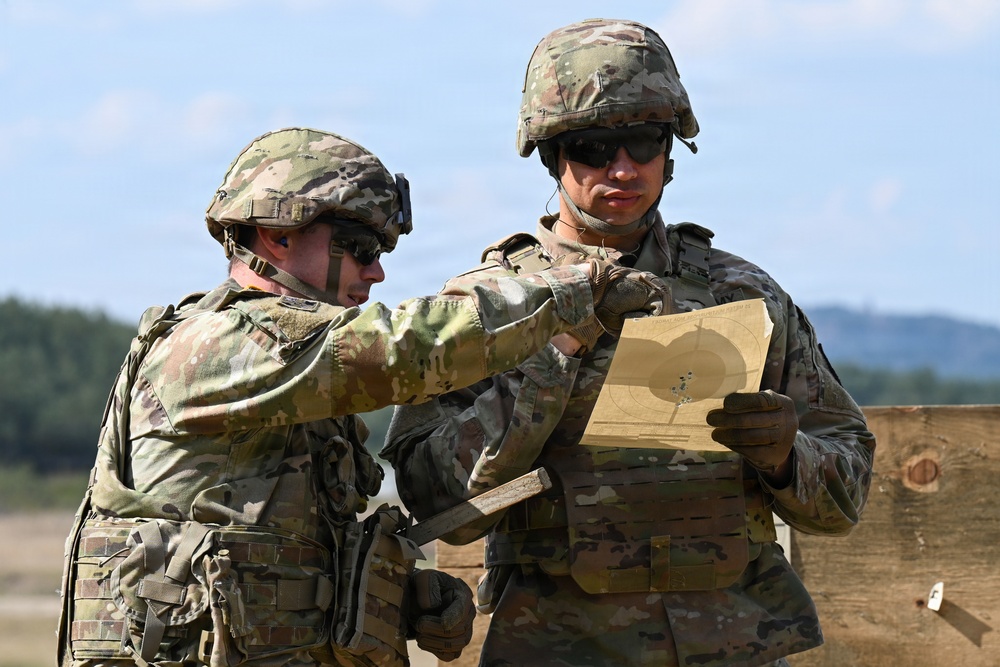 221st Quartermaster Company M4 range