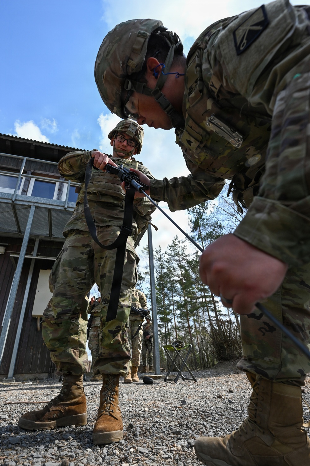 221st Quartermaster Company M4 range