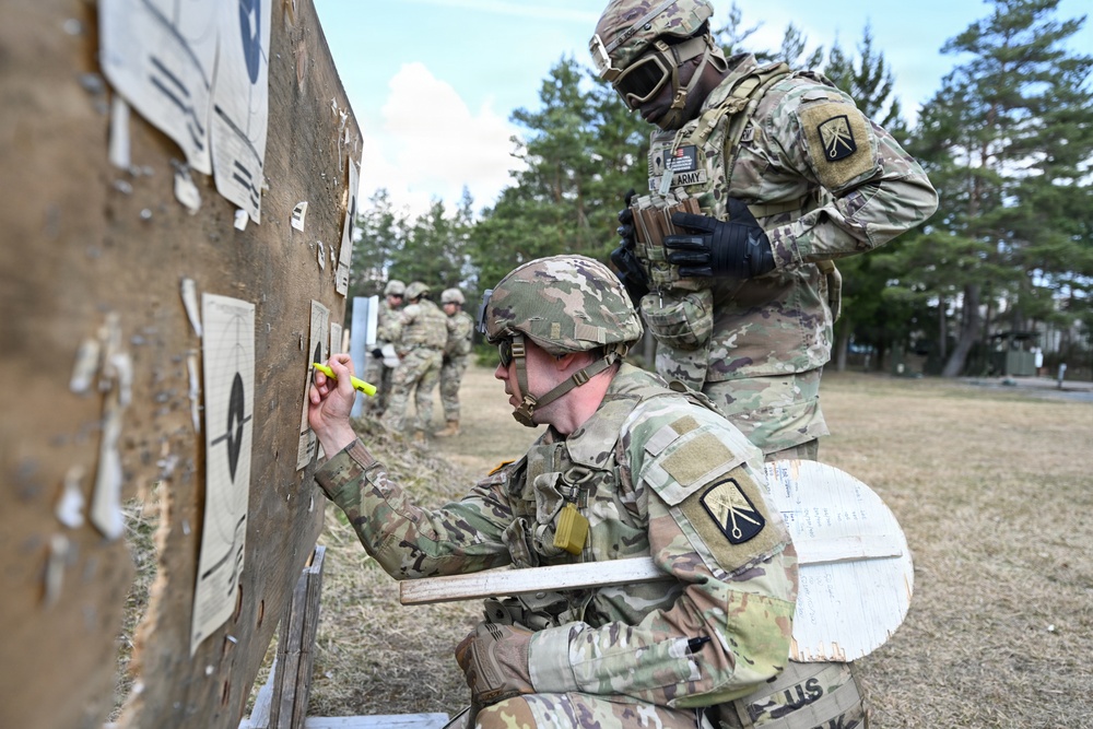 221st Quartermaster Company M4 range