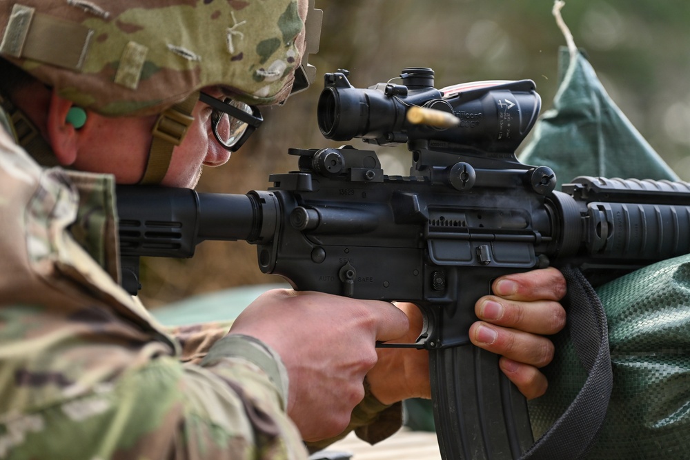 221st Quartermaster Company M4 range