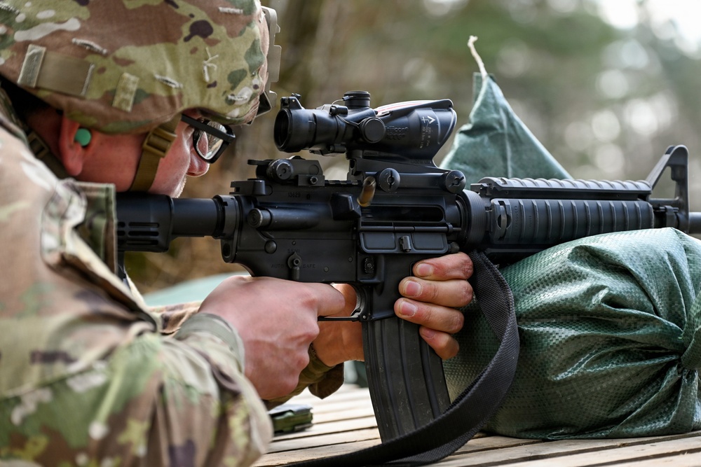 221st Quartermaster Company M4 range