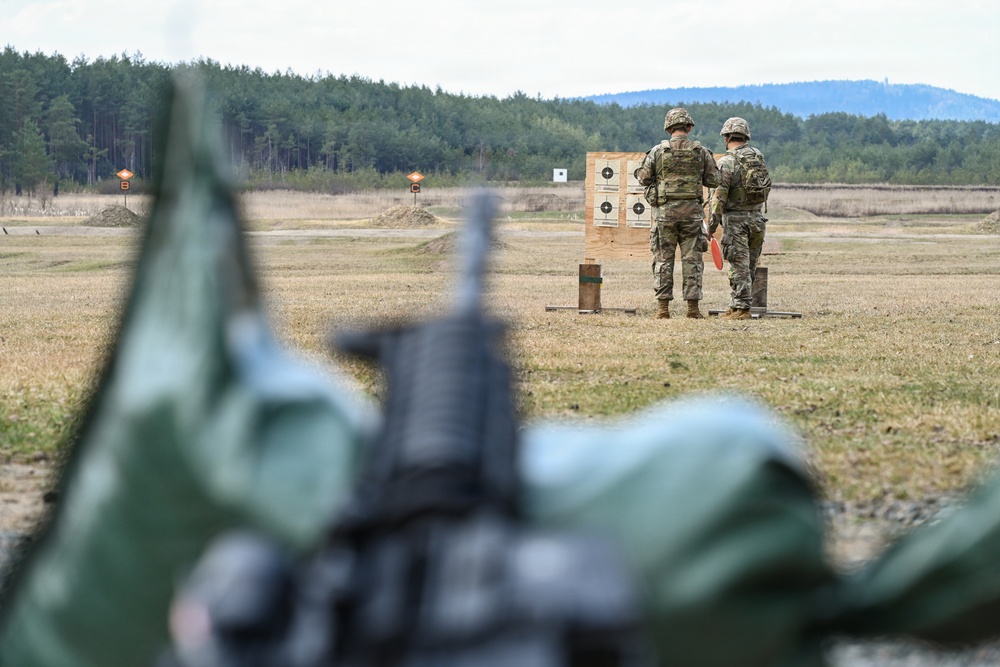 221st Quartermaster Company M4 range