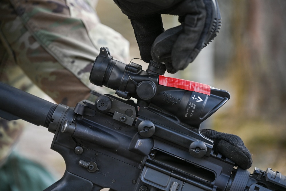 221st Quartermaster Company M4 range