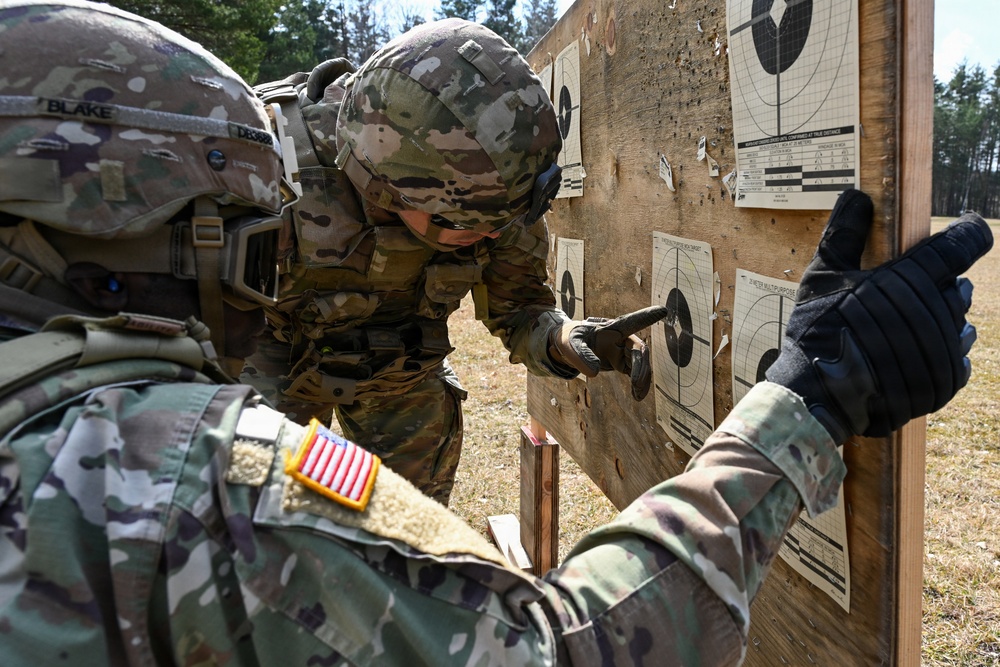 221st Quartermaster Company M4 range