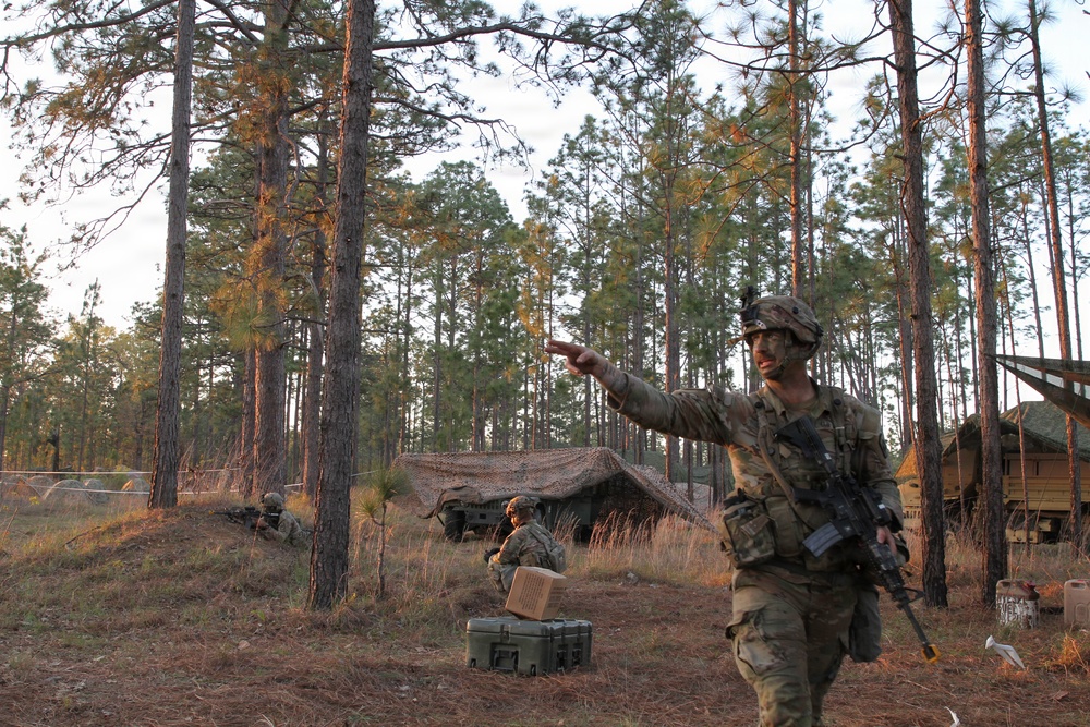 Soldiers of the 3-265th ADA hone military skills at JRTC