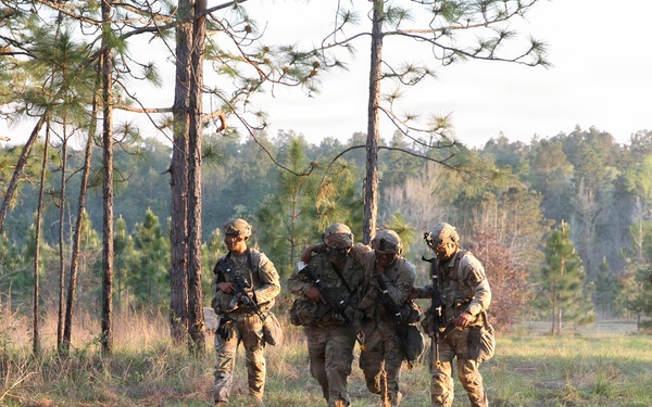 Soldiers of the 3-265th ADA hone military skills at JRTC