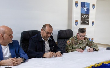 KFOR strengthens partnerships through hospital bed donation in Pristina