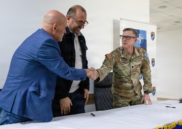 KFOR strengthens partnerships through hospital bed donation in Pristina