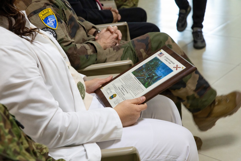 KFOR strengthens partnerships through hospital bed donation in Pristina