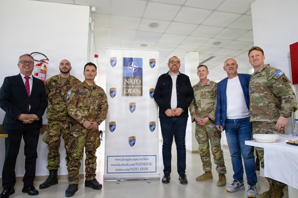 KFOR strengthens partnerships through hospital bed donation in Pristina