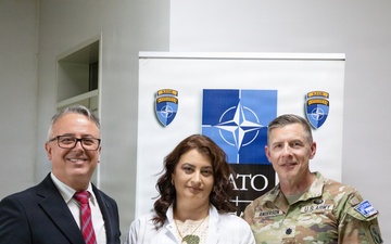 KFOR strengthens partnerships through hospital bed donation in Pristina