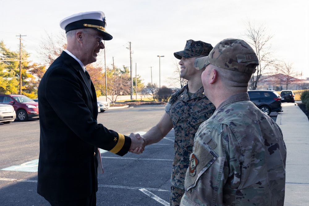 Rear Adm. Ver Hage visits MEPS Harrisburg and NRS Mechanicsburg