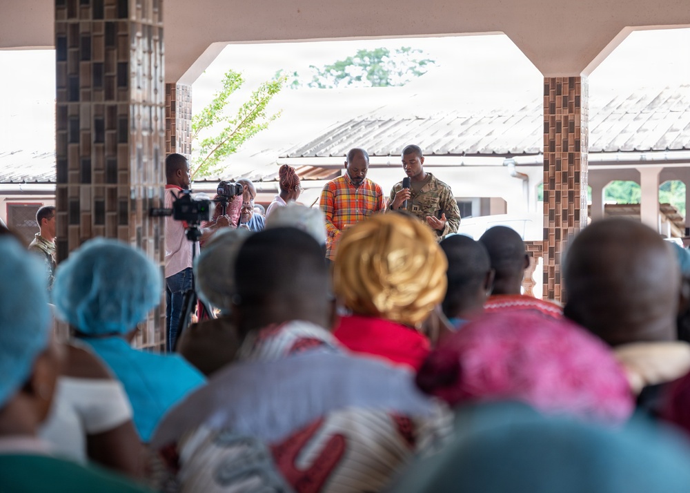 U.S. Embassy Libreville Supports Bongolo Hospital in Lebamba to Strengthen Community Health