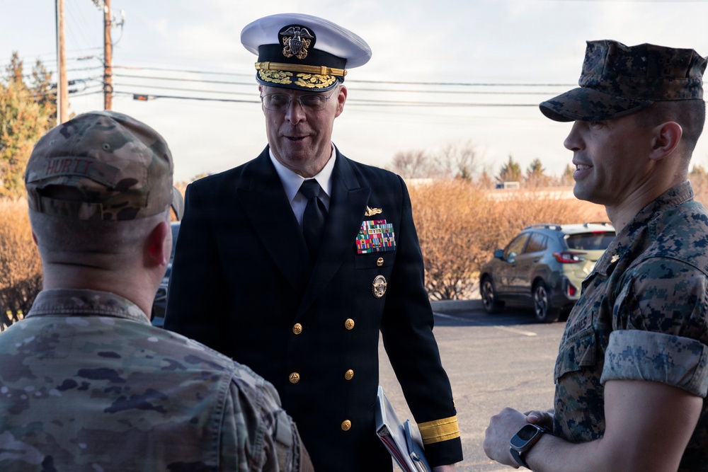 Rear Adm. Ver Hage visits MEPS Harrisburg and NRS Mechanicsburg
