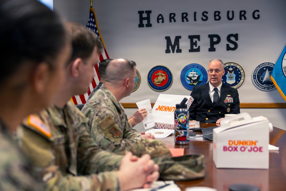 Rear Adm. Ver Hage visits MEPS Harrisburg and NRS Mechanicsburg