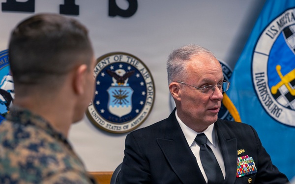 Rear Adm. Ver Hage visits MEPS Harrisburg and NRS Mechanicsburg