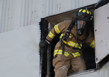 Joint firefighters collaborate, compete and test their abilities