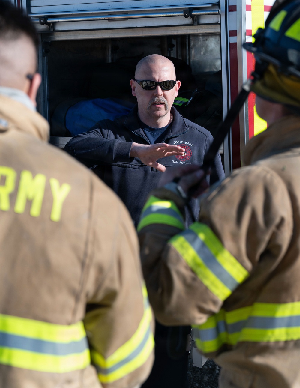 Joint firefighters collaborate, compete and test their abilities