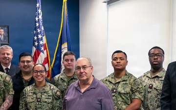 Rear Adm. Ver Hage visits MEPS Harrisburg and NRS Mechanicsburg