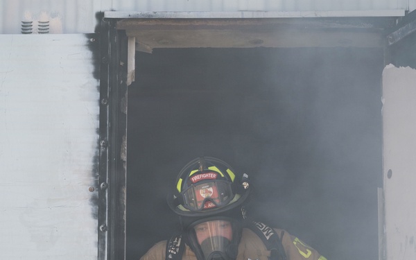Joint firefighters collaborate, compete and test their abilities