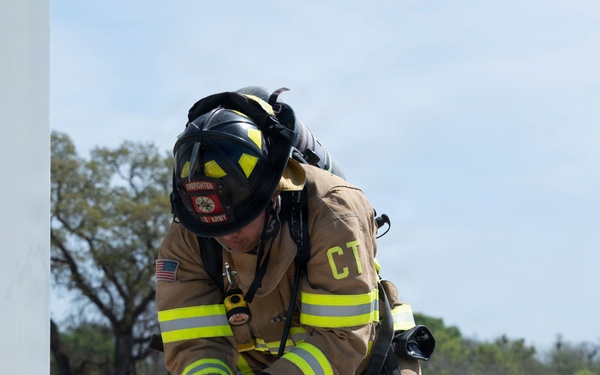 Joint firefighters collaborate, compete and test their abilities