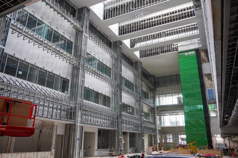 Construction continues at the Louisville VA Medical Center March 11, 2026