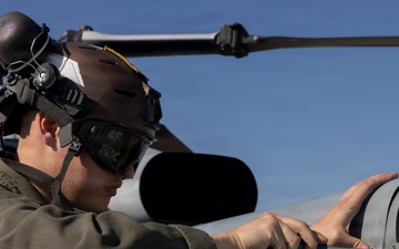 HMLA-167 conducts flight operations