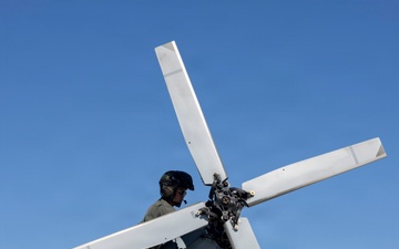 HMLA-167 conducts flight operations