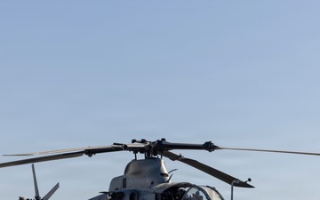 HMLA-167 conducts flight operations