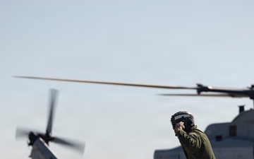 HMLA-167 conducts flight operations