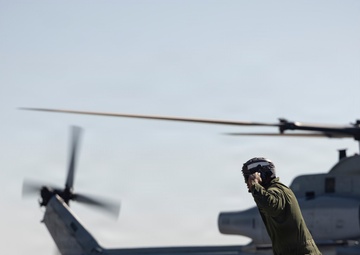 HMLA-167 conducts flight operations