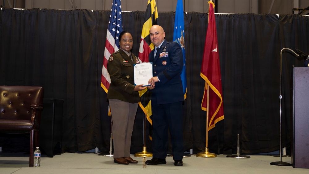 Commander of the 175th Wing promotes to brigadier general