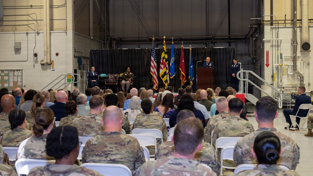 Commander of the 175th Wing promotes to brigadier general