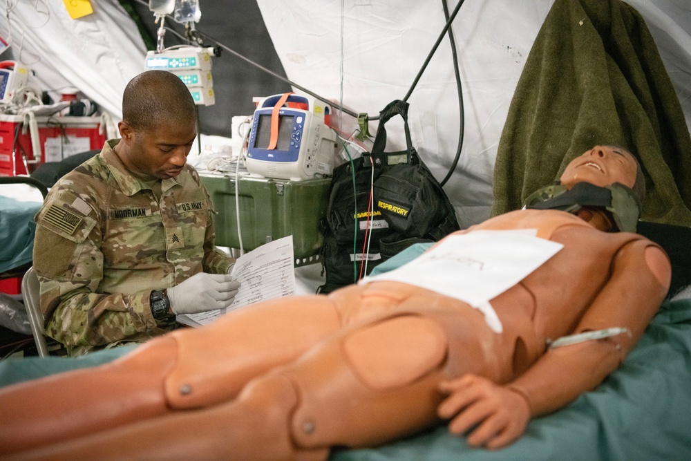 11th Field Hospital Training at Fort McCoy