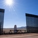 Panel Installation of New Border Wall System South of Sonoita, Ariz.