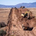 Panel Installation of New Border Wall System South of Sonoita, Ariz.