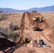 Panel Installation of New Border Wall System South of Sonoita, Ariz.