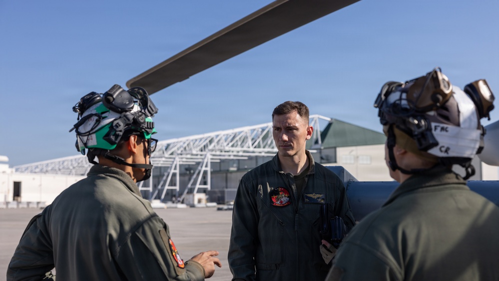 HMLA-167 conducts flight operations