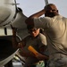 Airmen conduct F-16 maintenance During Operation Epic Fury