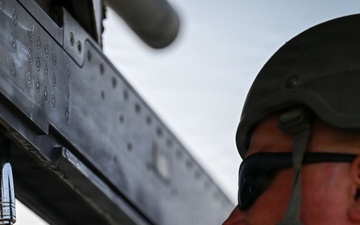 Airmen conduct F-16 maintenance during Operation Epic Fury