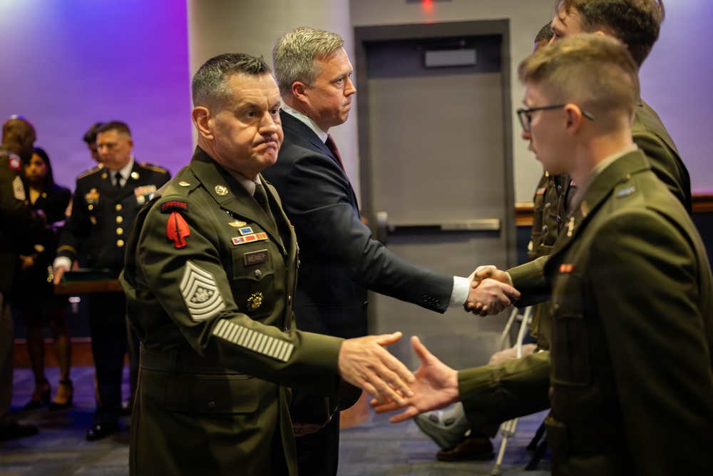 Sec. Army recognizes ODU Army ROTC cadets for their bravery and sacrifice in private ceremony