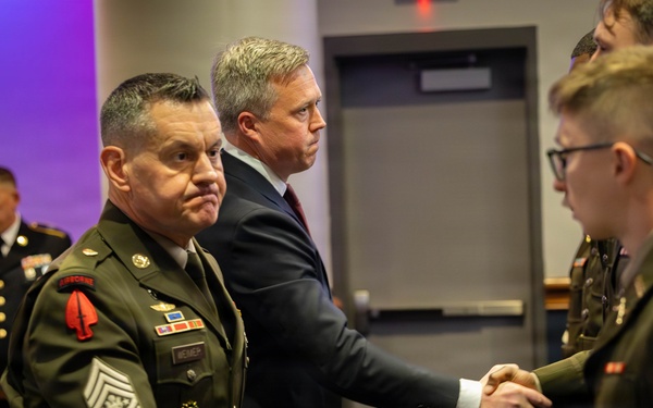 Sec. Army recognizes ODU Army ROTC cadets for their bravery and sacrifice in private ceremony