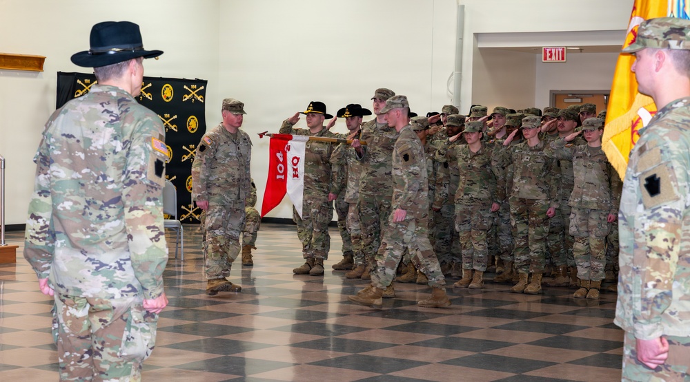 2nd Squadron, 104th Cavalry Regiment deactivation ceremony