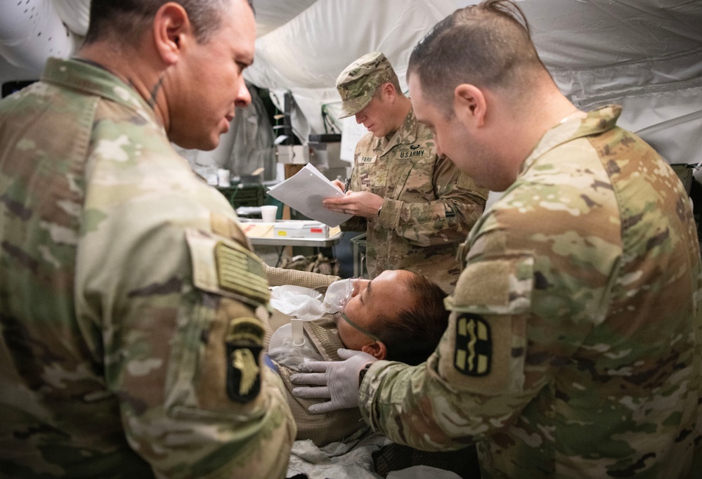 11th Field Hospital Training at Fort McCoy